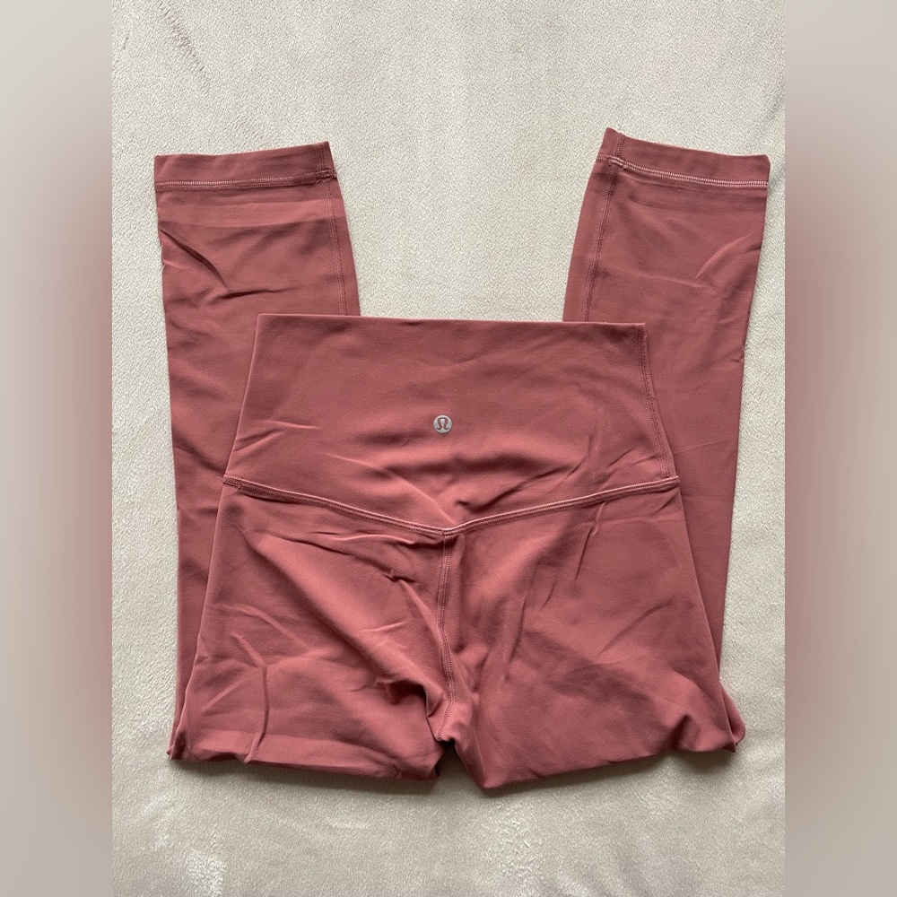 Lululemon Align Crop 21” Size 4 Brier Rose